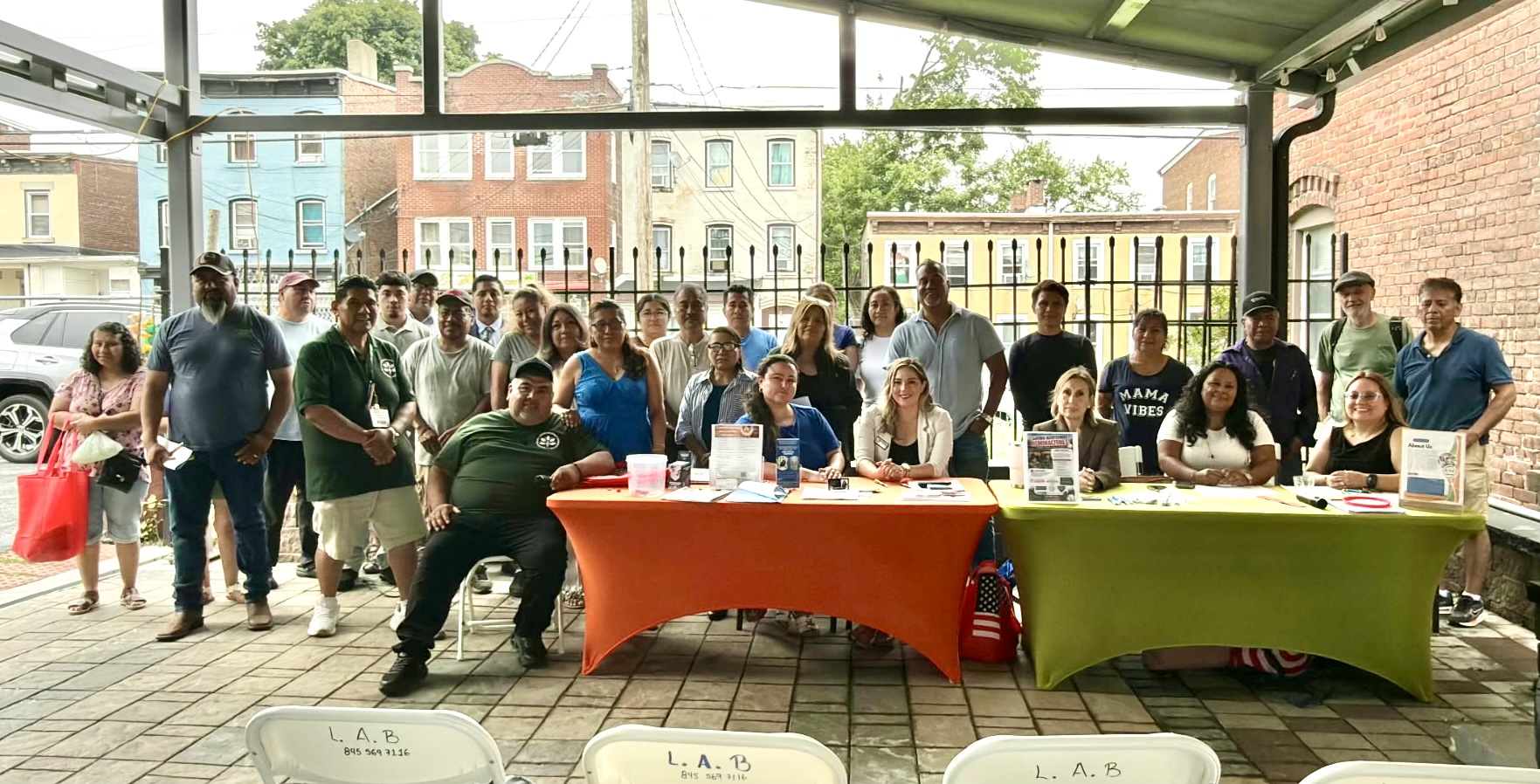 HVLBC community gathering with members and guests