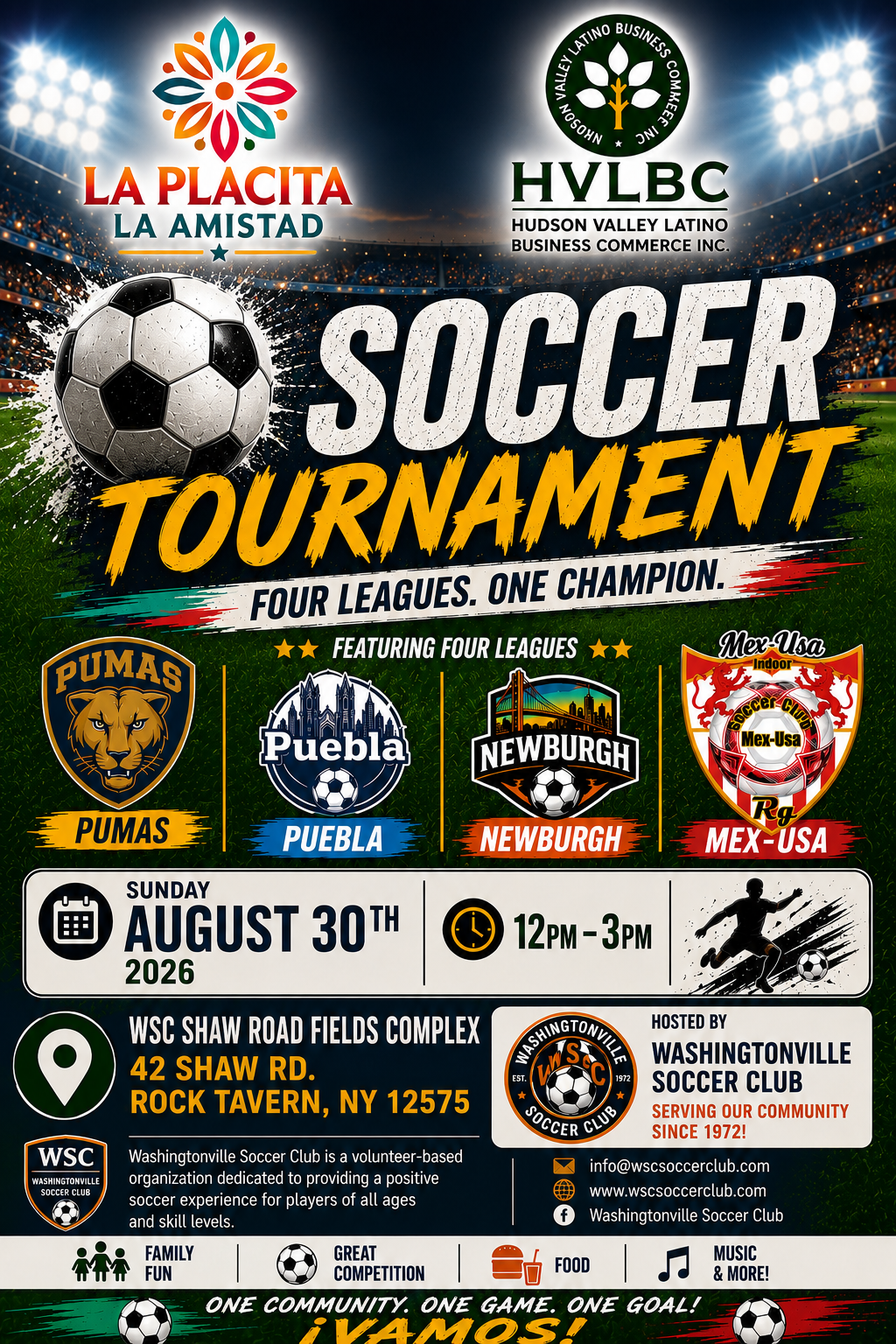 Soccer Tournament flyer